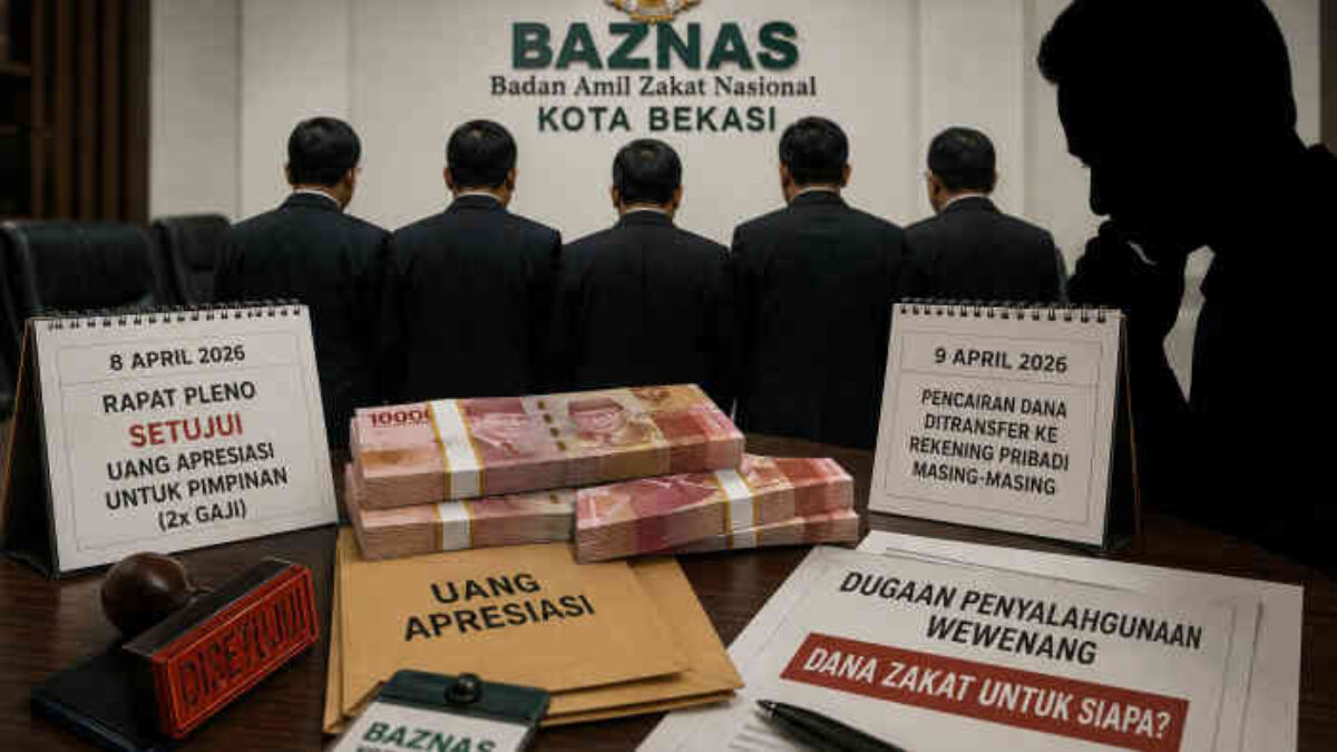 Kompak Bungkam! Polemik Dana Apresiasi Rp150 Juta BAZNAS Bekasi Kian Panas