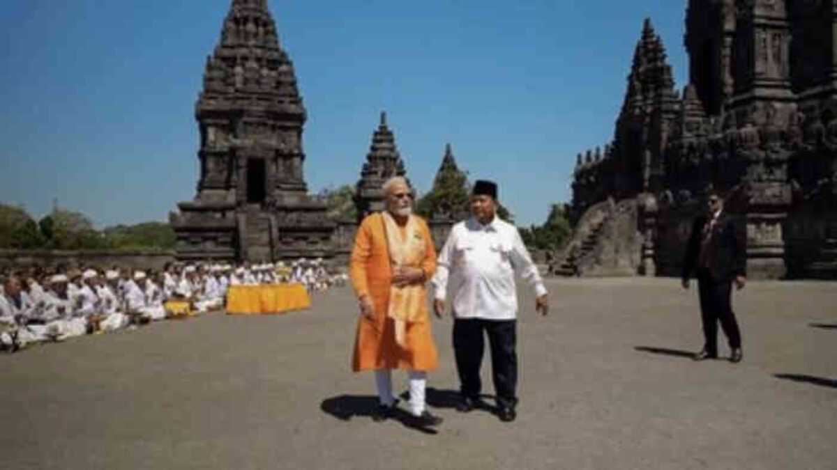 Prabowo dan Modi Kirim Pesan dari Prambanan: Demokrasi Boleh Berisik, Tapi Jangan Sampai Dibajak
