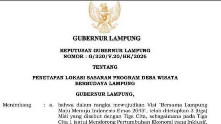 Penetapan Pugung Raharjo Jadi Desa Wisata Berbudaya Dipertanyakan: “Budaya Lampung yang Mana?”