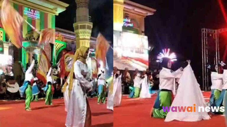 Tunas Gurindam Corps Bikin Pembukaan MTQ XII Kepri Bergemuruh, Atraksi Marching Band Religius Tuai Decak Kagum