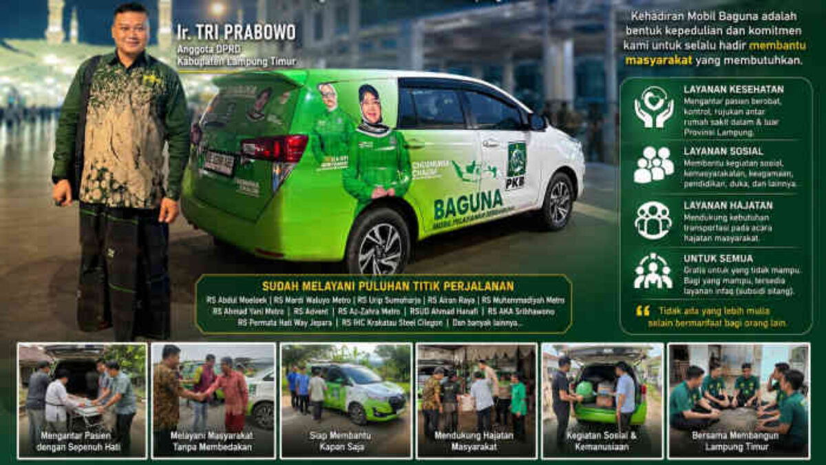 Bukan Sekadar Mobil, Ini Kendaraan Harapan: Tri Wibowo dan PKB Hadir Menemani Warga Lampung Timur di Saat Paling Sulit