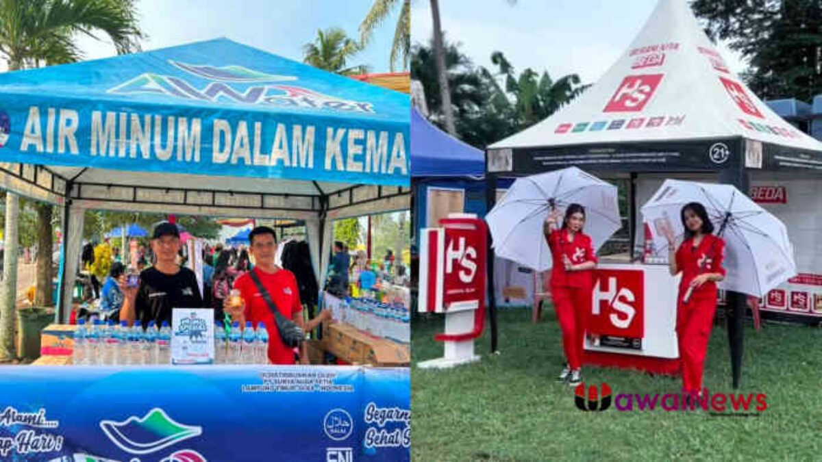 Awater dan HS Sumatra Curi Perhatian di Festival Sekappung Limo Migo II, Kolaborasi Bisnis dan Budaya Lampung Tuai Apresiasi