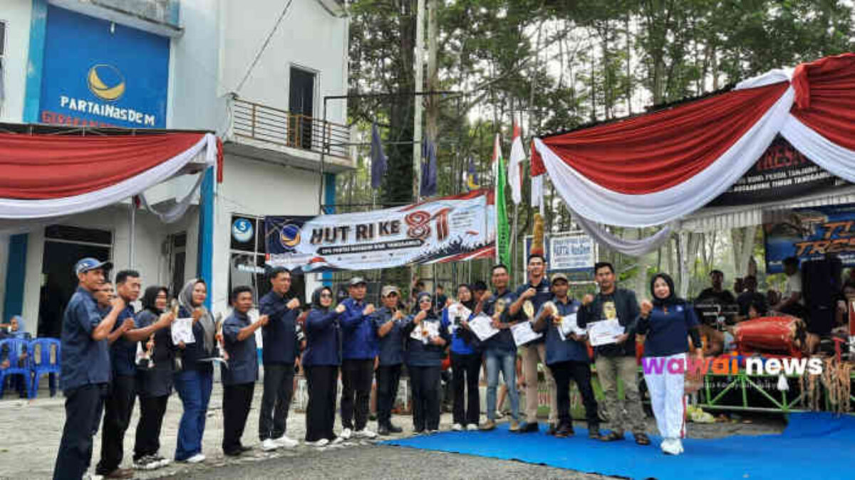 Bukan Sekadar Panggung Hiburan, NasDem Tanggamus Jadikan HUT RI Momentum Konsolidasi Kader