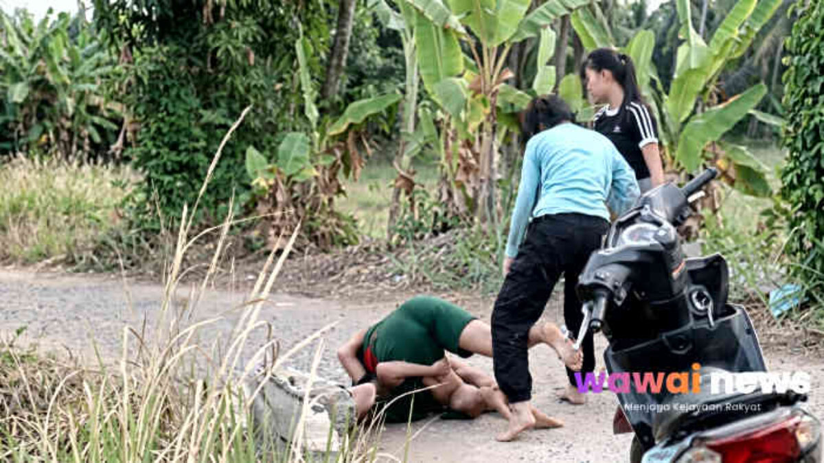 Gara-Gara Urusan Asmara, Remaja Putri di Lampung Utara Duel di Kuburan Cina, Videonya Viral