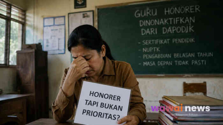 Tangis 29 Guru Honorer di Kota Metro Menagih Keadilan