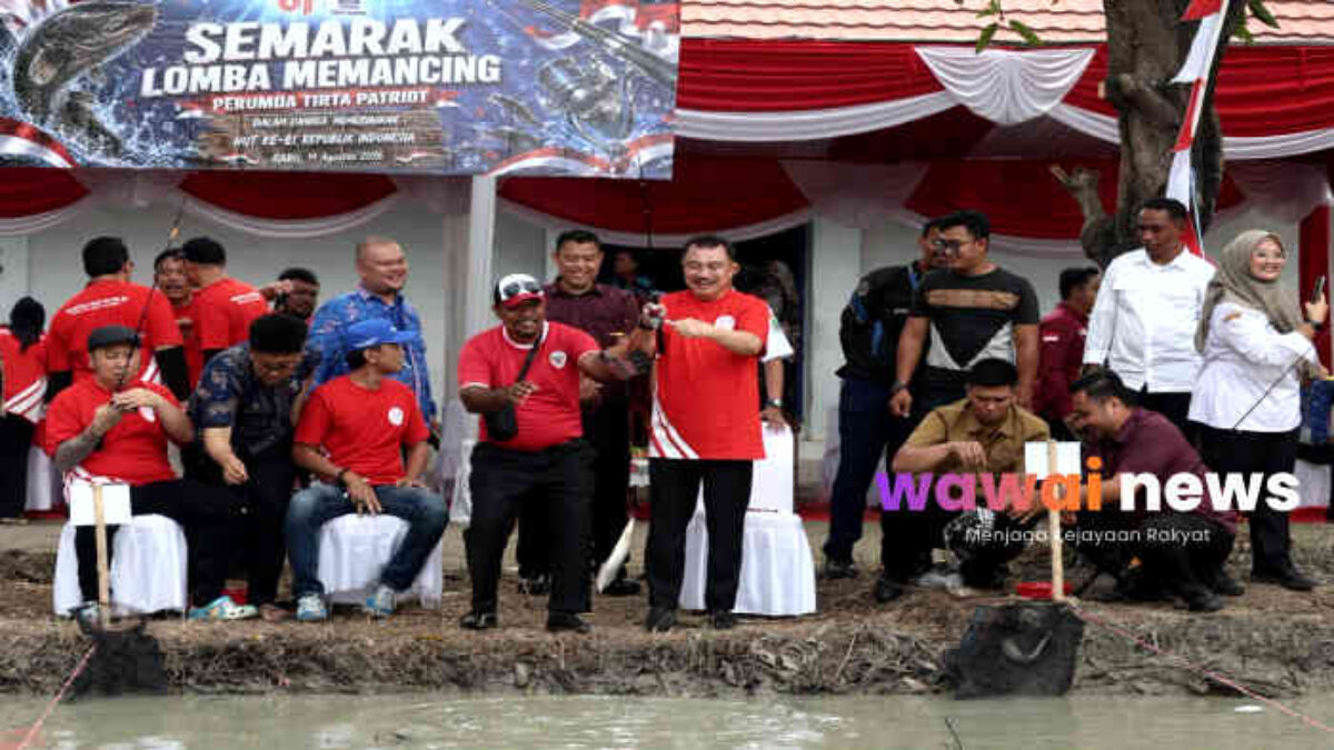 Lomba Mancing Meriahkan HUT ke-81 RI, Perumda Tirta Patriot Perkuat Kekompakan Jajaran