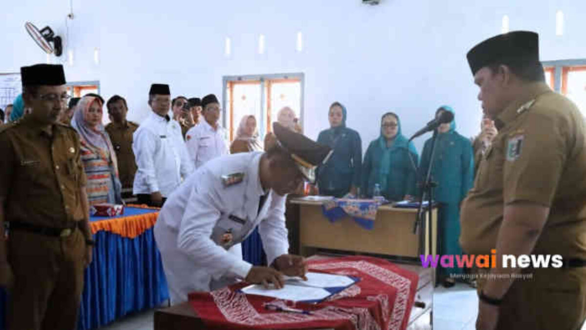 Camat Marga Tiga Berganti! Aan Burhanuddin Resmi Jabat Kursi Baru, Wabup Azwar Hadi Titip Pesan Keras