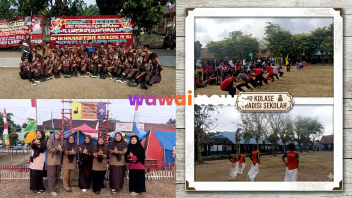 Semarak HUT RI dan Pramuka, SMPN 2 Abung Semuli Tunjukkan Semangat Pelajar Berkarakter