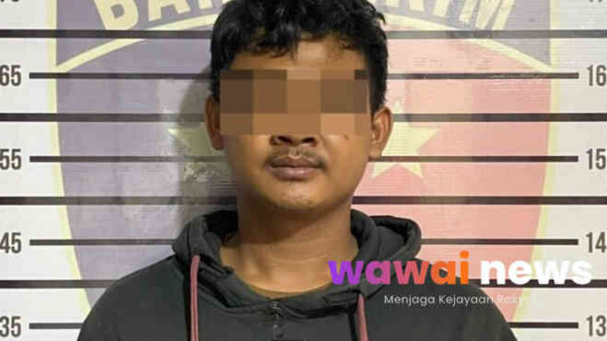 Diantar Keluarga Pelaku Dugaan Pencabulan dan Pencurian di Pringsewu Menyerah Dini Hari