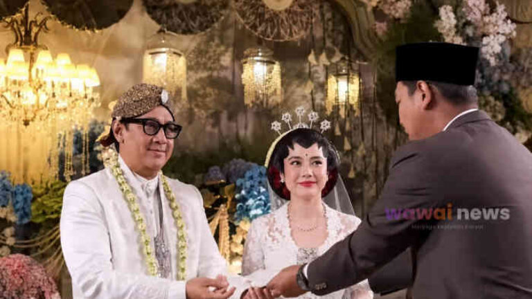 Andre Taulany Resmi Nikahi Amanda Rigby, Mahar Rp20.092.026 Jadi Sorotan