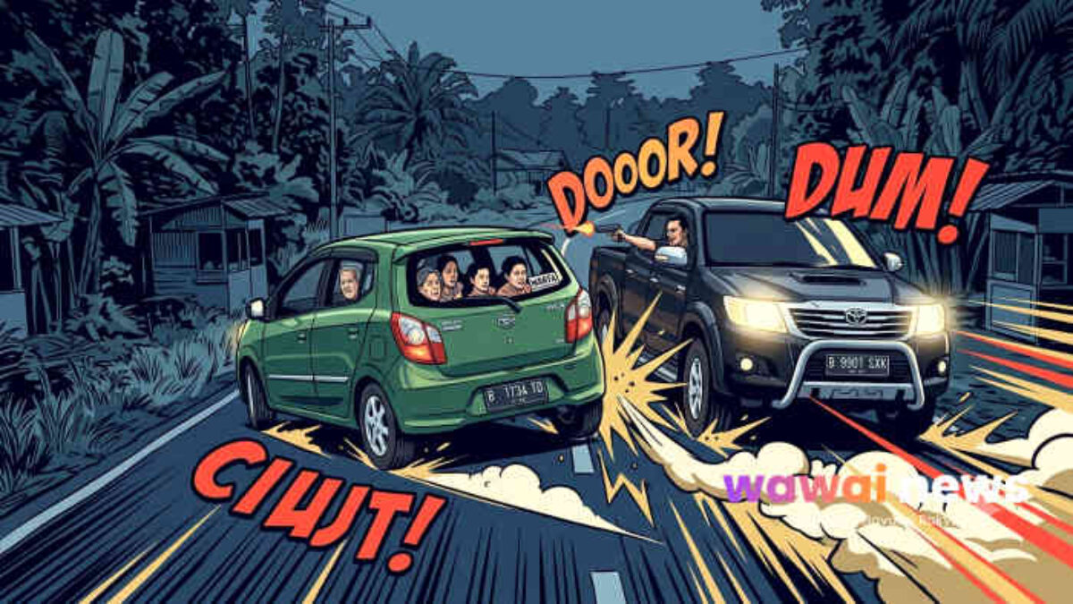 Dikejar dan Ditabrak 3 Kali, Wartawan di Tulang Bawang Nyaris Celaka