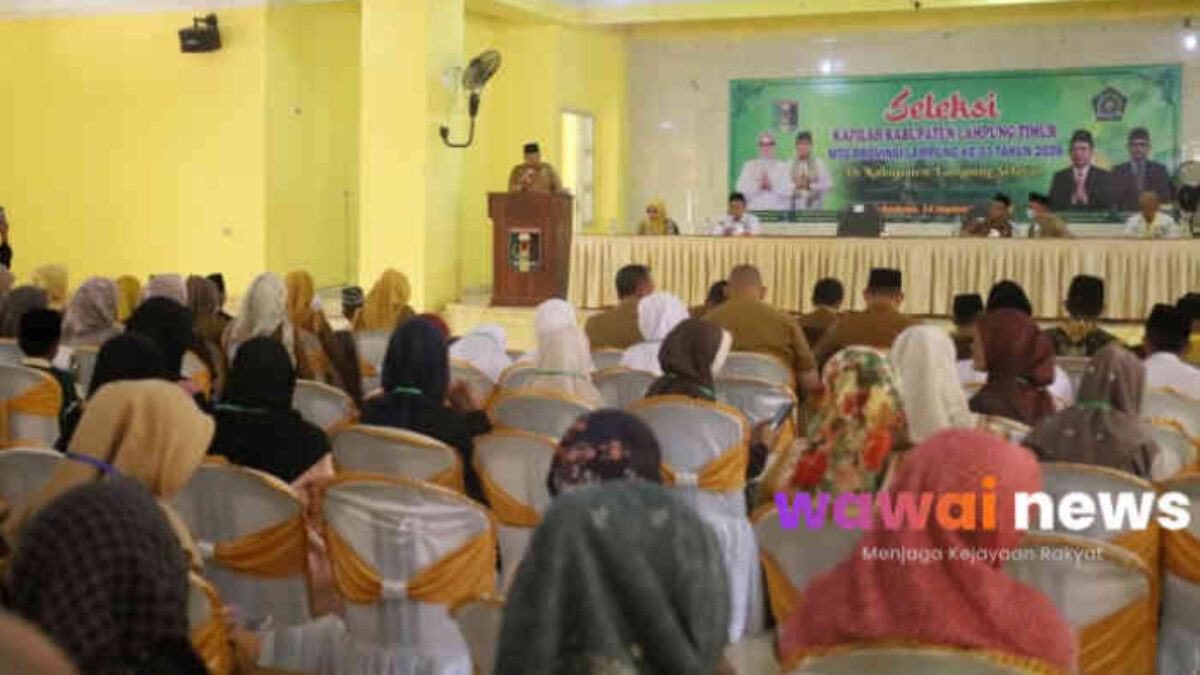 65 Peserta Berebut Tiket MTQ Lampung, Azwar Hadi: Jangan Cuma Jago Panggung