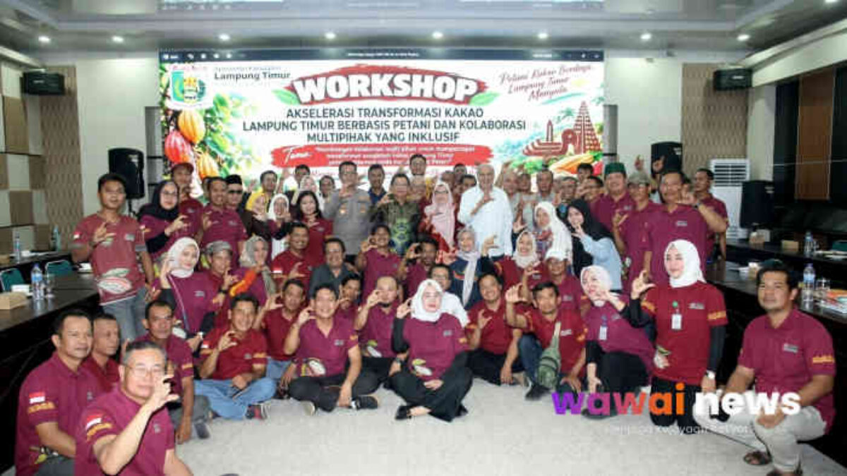 Transformasi Kakao Lampung Timur Digeber, Petani Didorong Naik Kelas dari Kebun hingga Pasar