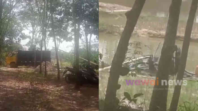 Tambang Pasir di Waway Karya Kembali Menggila, Jalan Desa Hancur: Warga Tagih Ketegasan APH