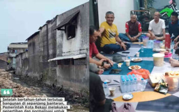 Bangunan Liar Kali Harun Ditertibkan, Relawan Samatri Apresiasi Camat Baru Pondok Melati: Jangan Berhenti di Bongkar