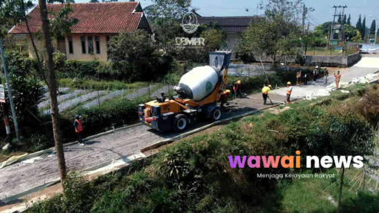 Jabar Siapkan 18 Mesin Beton Bergerak, Bangun Jalan Desa Terpencil Tanpa Bergantung Pabrik