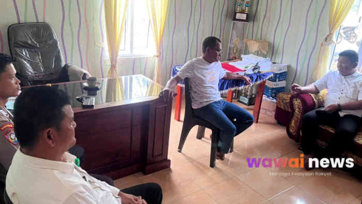 Polisi Sambangi Kantor Desa Marok Kecil, Polemik Lahan SPP Ribuan Hektare Memanas?