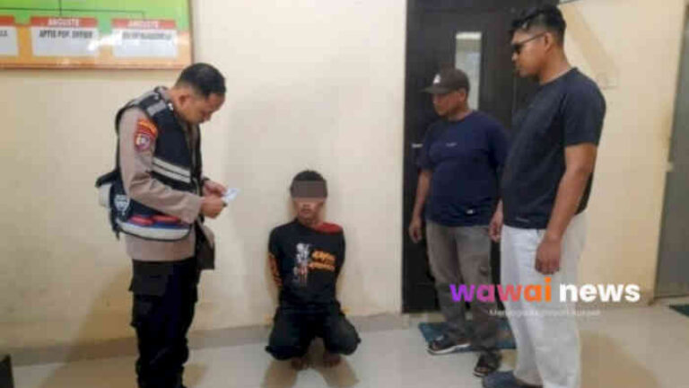 Nyaris Diamuk Massa! Pria 24 Tahun Diduga Maling Motor di Pringsewu, Polisi Selidiki Motor Trondol