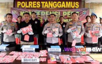 Operasi Antik di Tanggamus, 25 Kasus Narkotika Dibongkar, 75,2 Gram Sabu Disita