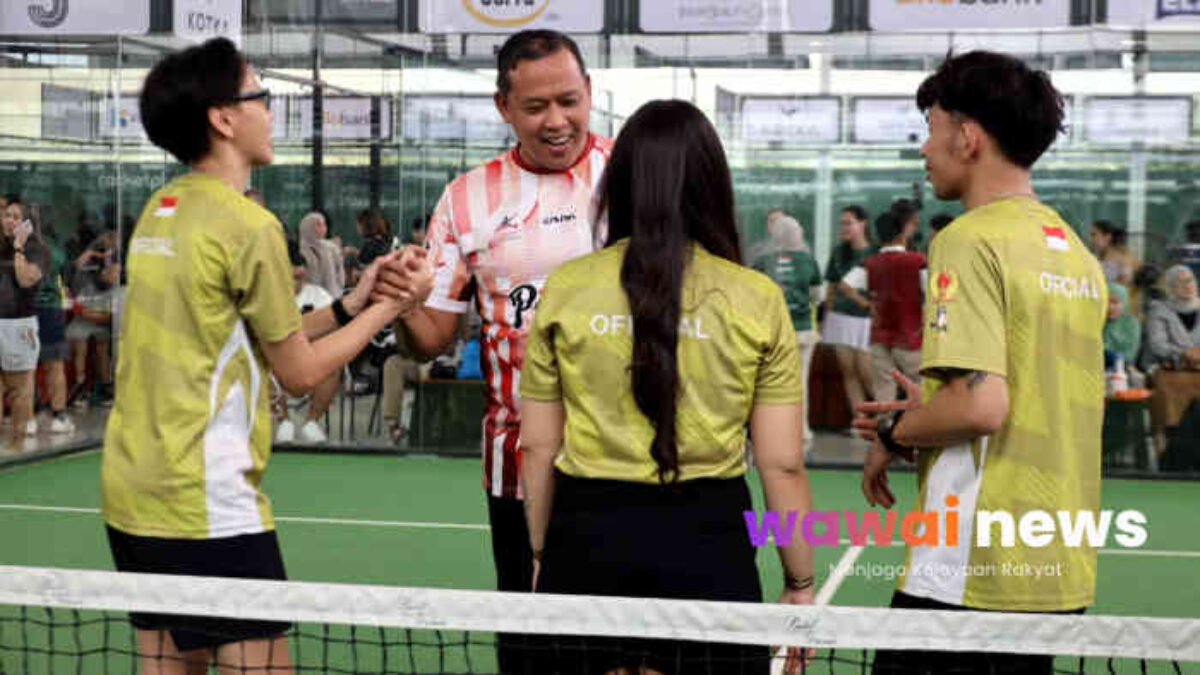 Tri Adhianto Buka Piala Wali Kota Bekasi, Padel Dibidik Jadi Cabang Olahraga Prestasi